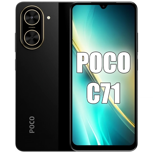 Xiaomi POCO C71 Dual SIM de 128GB 4GB RAM de 6.88" 32MP 8MP - Preto (Global)
