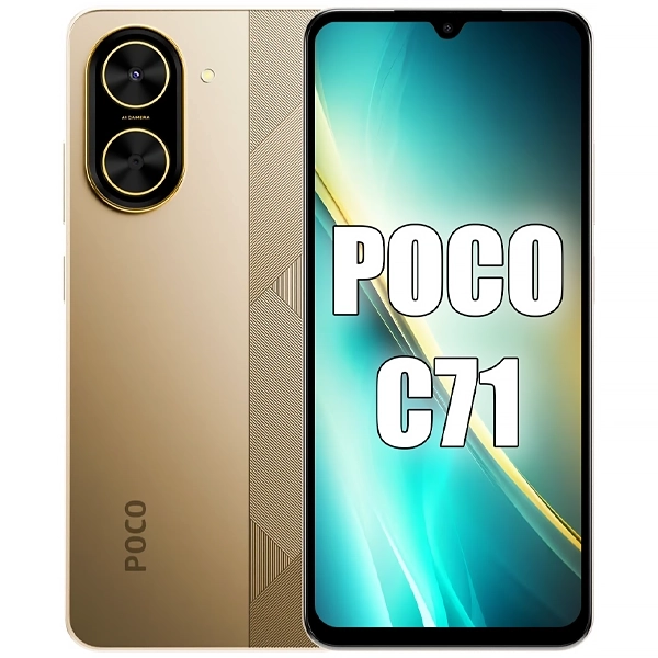 Xiaomi POCO C71 Dual SIM de 64GB 3GB RAM de 6.88" 32MP 8MP - Dourado (Global)