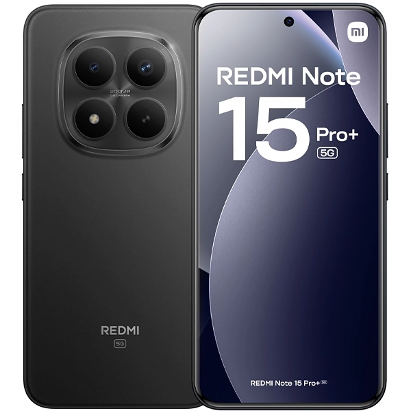Xiaomi Redmi Note 15 Pro+ 5G NFC Dual SIM 512GB 12GB RAM de 6.83" 200+8MP 32MP - Preto (Global)
